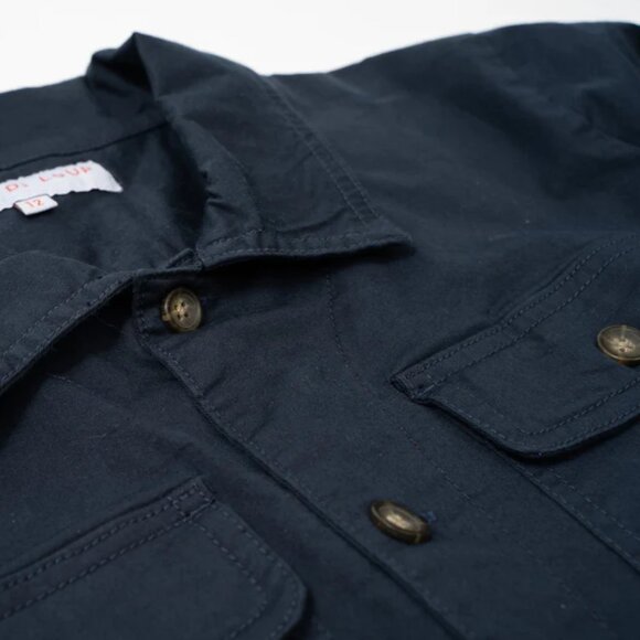 NWOT Peau De Loup Utility Jacket, Navy - Size 8 - Picture 6 of 16